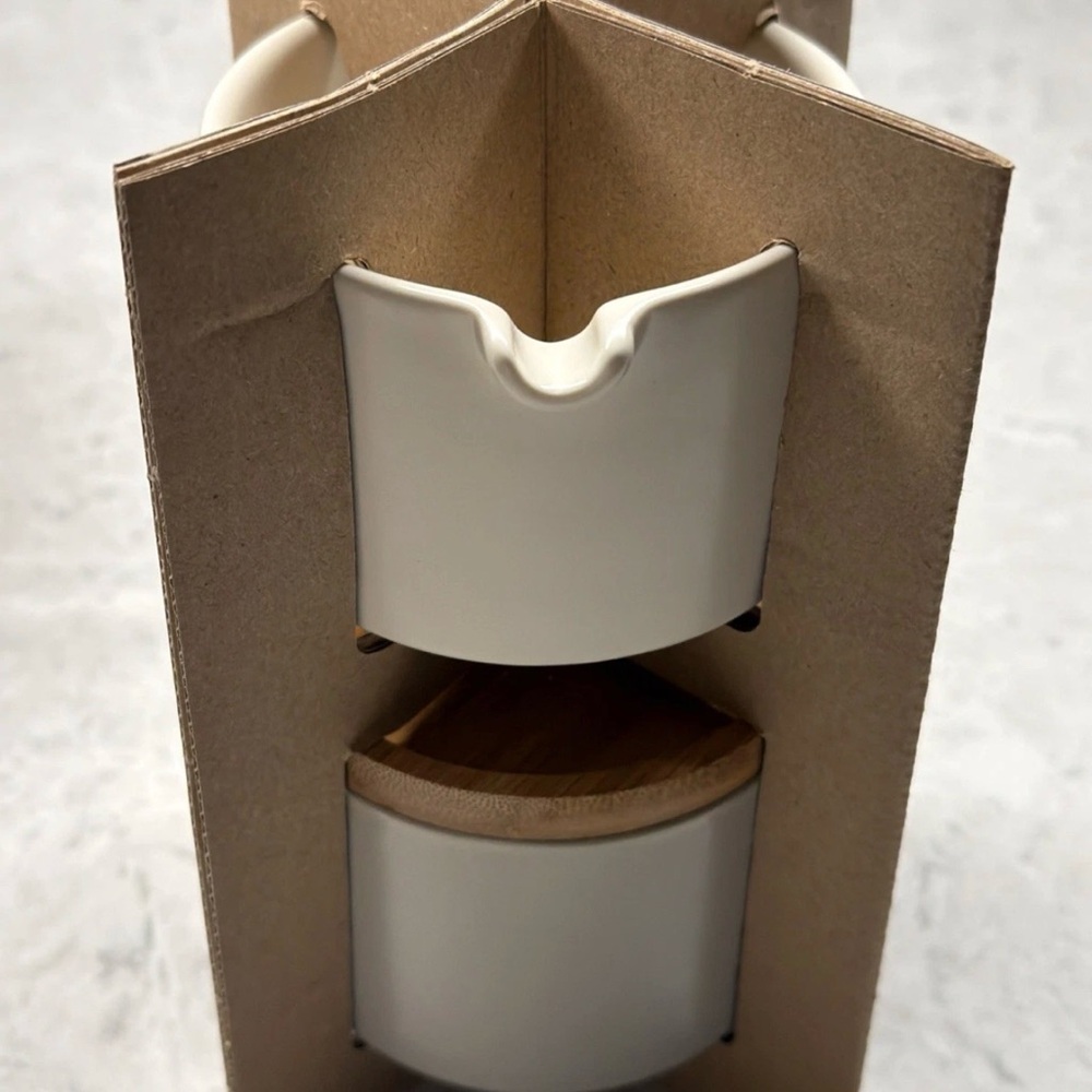 Nespresso Barista Collection Stackable Serving Set New Sugar Bowl Milk/Cream - Picture 2 of 7